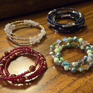Wrap Around Bracelets Bundle of 4